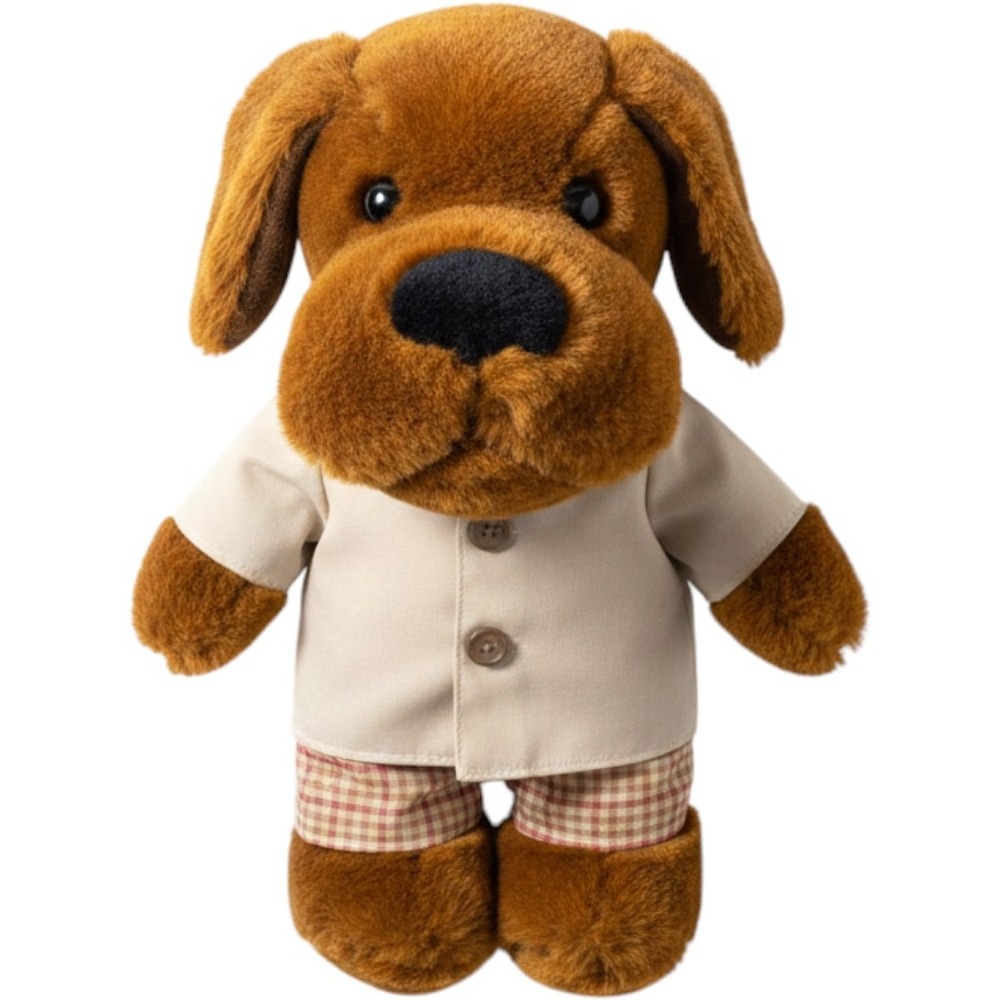 Dakin McGruff the Crime Dog Plush‎ 11" Brown Vintage 1979 1981 Trench Coat